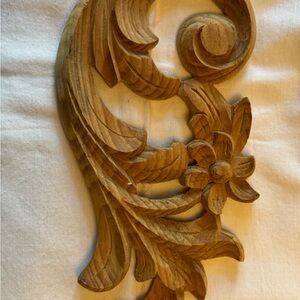 Elegant Natural Wood Wall Decor/Accent